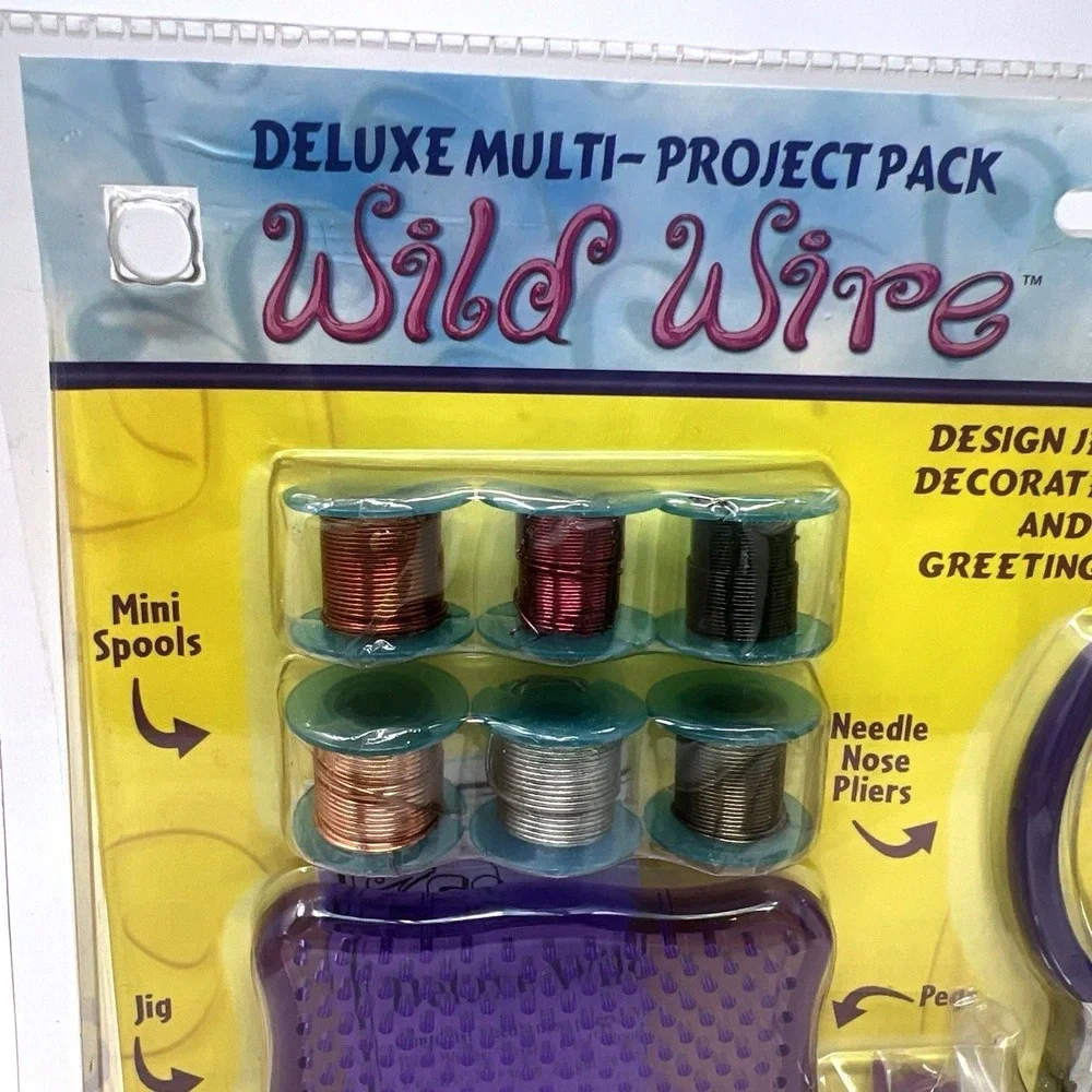 Wild Wire Deluxe Multi-Project Pack #3309 Jewelry Making Kit NOS Sealed